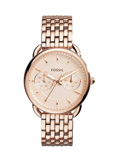 Women's Water Resistant Analog Watch ES3713 - 35 mm - Rose Gold