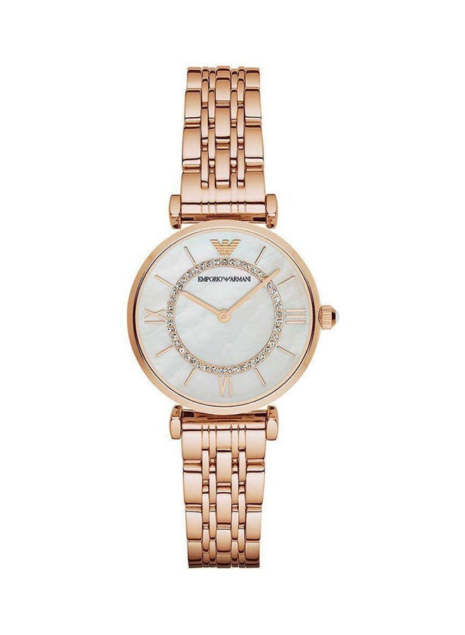 EMPORIO ARMANI Women's Stone Studded Analog Watch AR1909  - Image 1