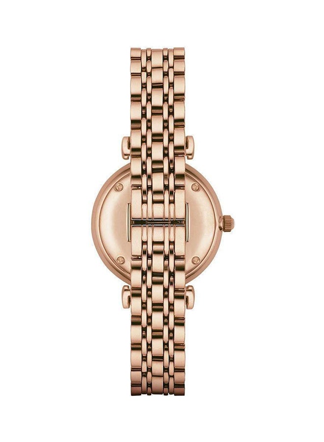 EMPORIO ARMANI Women's Stone Studded Analog Watch AR1909  - Image 2