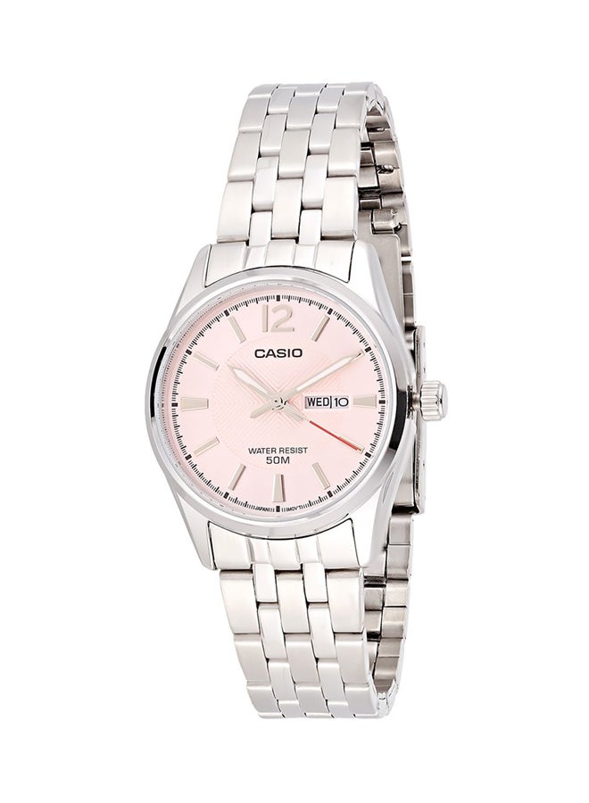 CASIO Women's Enticer Water Resistant Analog Watch LTP-1335D-5AVDF - 36 mm - Silver  - Image 1