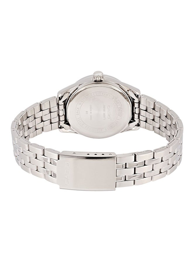 CASIO Women's Enticer Water Resistant Analog Watch LTP-1335D-5AVDF - 36 mm - Silver  - Image 2