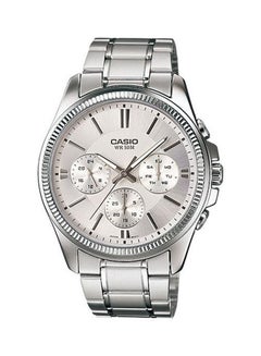 CASIO Men's Water Resistant Analog Watch MTP-1375D-7AVDF - 35 mm - Silver  - Image 1