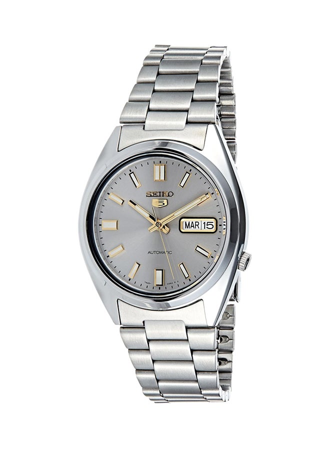 Seiko Men's Round Shape Stainless Steel Analog Wrist Watch 37 mm - Silver - SNXS75K  - Image 1