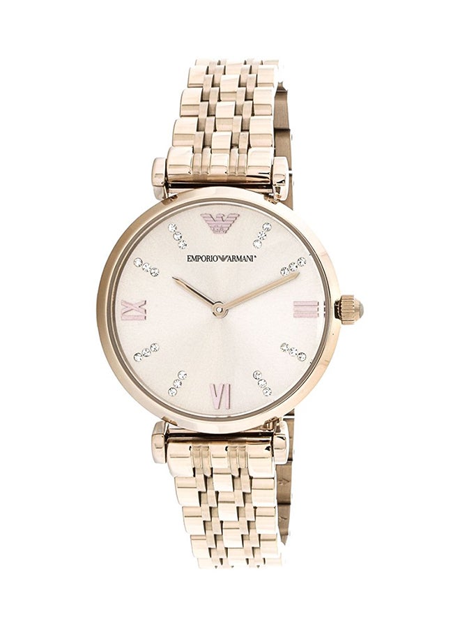 EMPORIO ARMANI women Stone Studded Analog Watch AR11059 