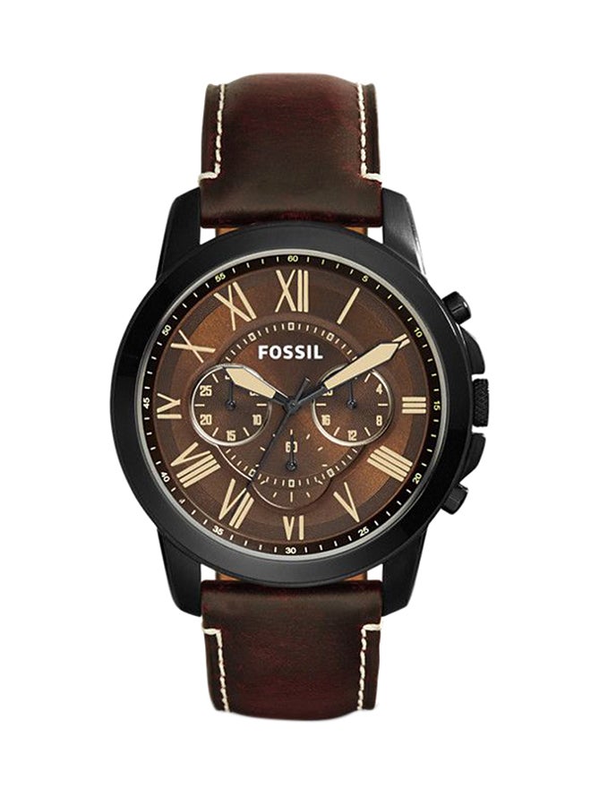 FOSSIL Men's Grant Water Resistant Chronograph Watch FS5088  - Image 1