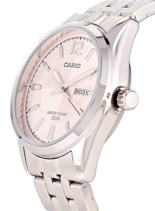 CASIO Women's Enticer Water Resistant Analog Watch LTP-1335D-5AVDF - 36 mm - Silver  - Image 3