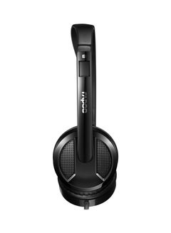 Rapoo H120 Over-Ear Headphones With Mic Black  - Image 2
