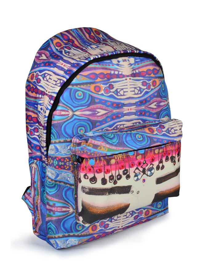 Biggdesign Evil Eye Collection Mavi Su Backpack Blue/Beige/Red  - Image 3