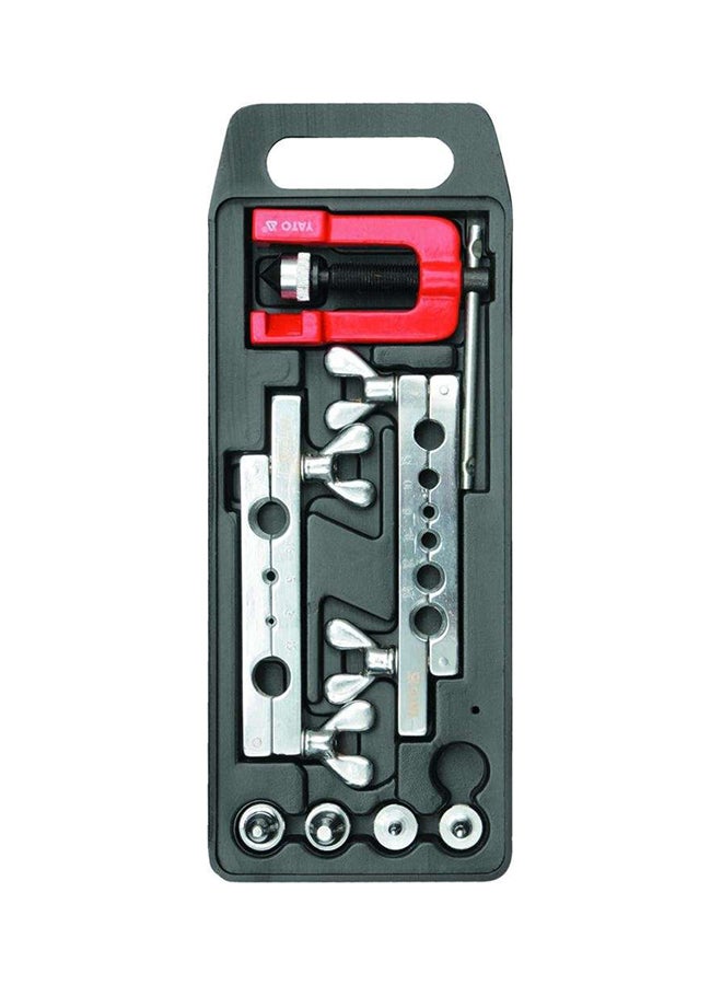 Yato 7-Piece Hand Flaring Tools Set Silver/Black/Red 19-Marmm 