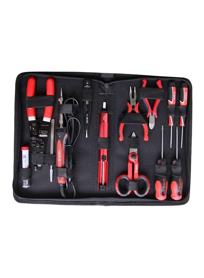 Yato 13-Piece Electrician Tool Set Multicolour 