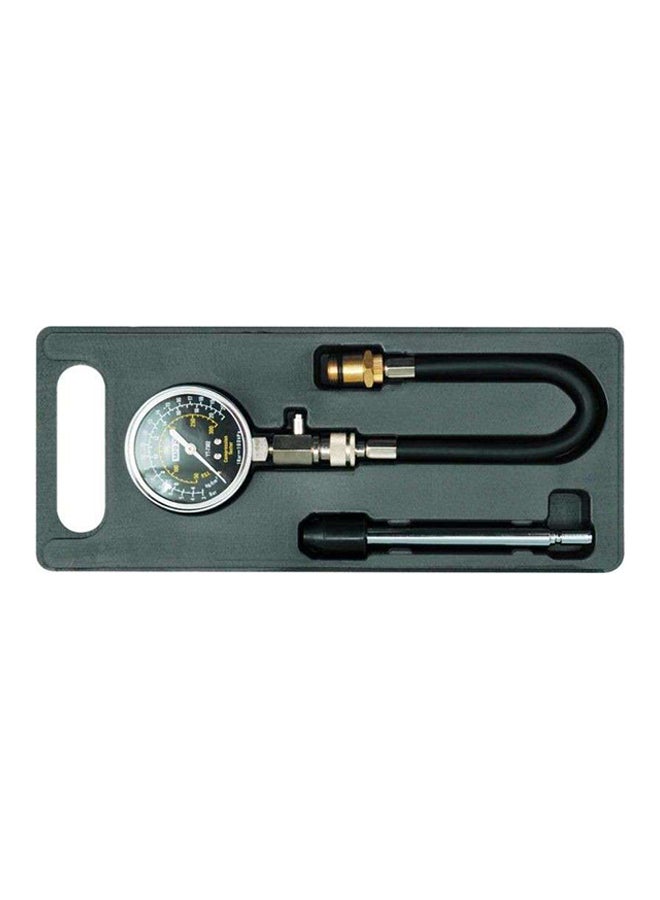 Yato Drive Compression Tester With Rubber Adaptor Black