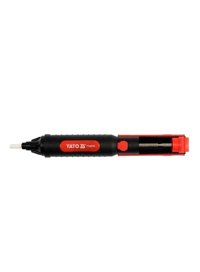 Yato Desoldering Pump Red/Black 21.8 x 206mm 