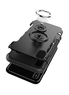 RUMANLE Shock Resistant With Swivel Ring Case Cover For Apple iPhone Xs Max Black  - Image 3
