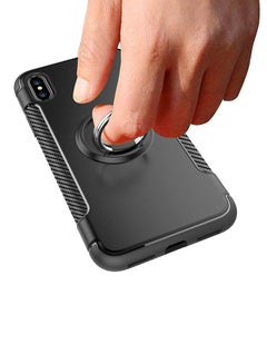 RUMANLE Shock Resistant With Swivel Ring Case Cover For Apple iPhone Xs Max Black  - Image 5