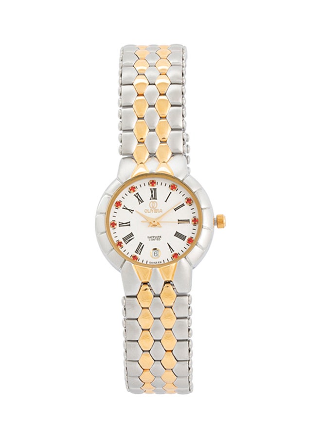 Olivera women Stone Studded Analog Watch OLP2490 - Image 1