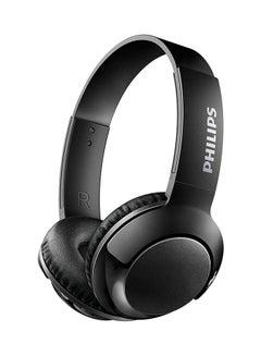 Philips Bass+ Wireless On Ear Headphone With Mic Black  - Image 2