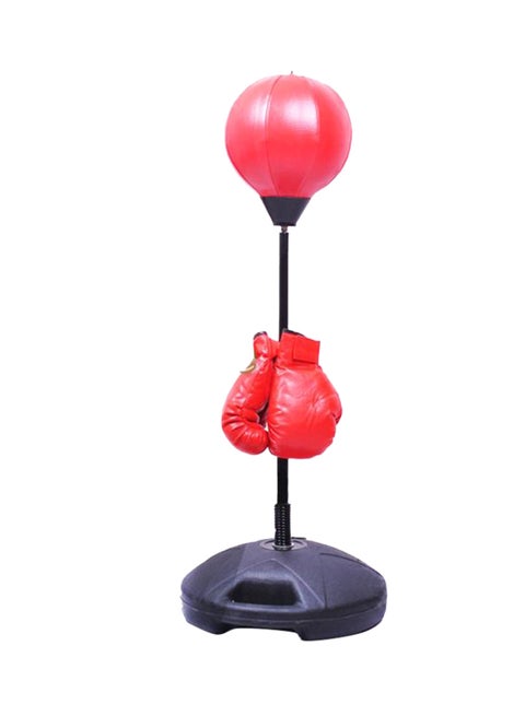 Speed Punching Bag With Gloves Set