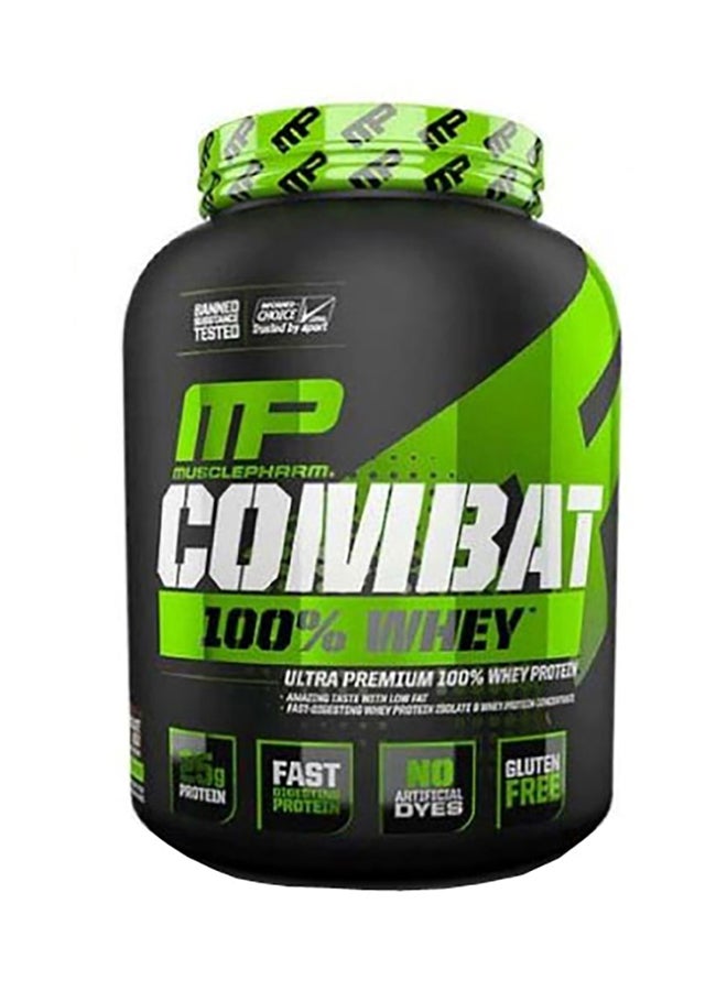 ماسل فارم كومبات 100% مسحوق بروتين مصل الحليب - فانيليا