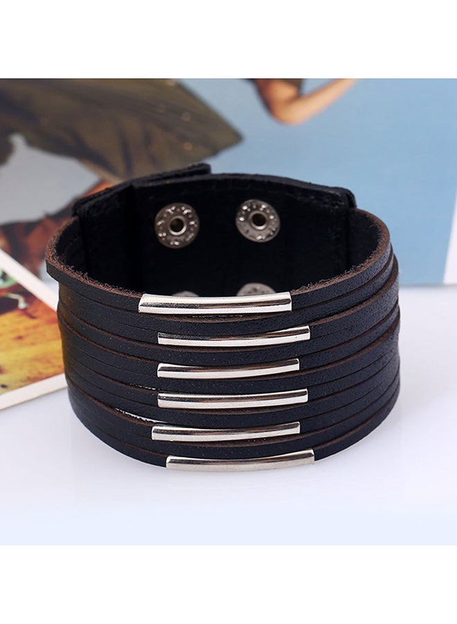 QiaoKai Chic Punk Woven Bracelet  - Image 2