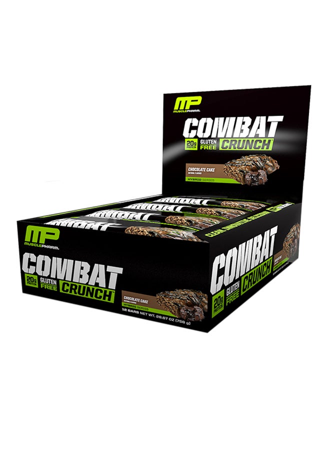 MusclePharm 12-Piece Combat Crunch Bar - Chocolate Cake