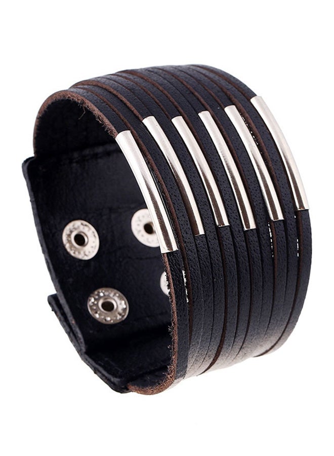 QiaoKai Chic Punk Woven Bracelet  - Image 1