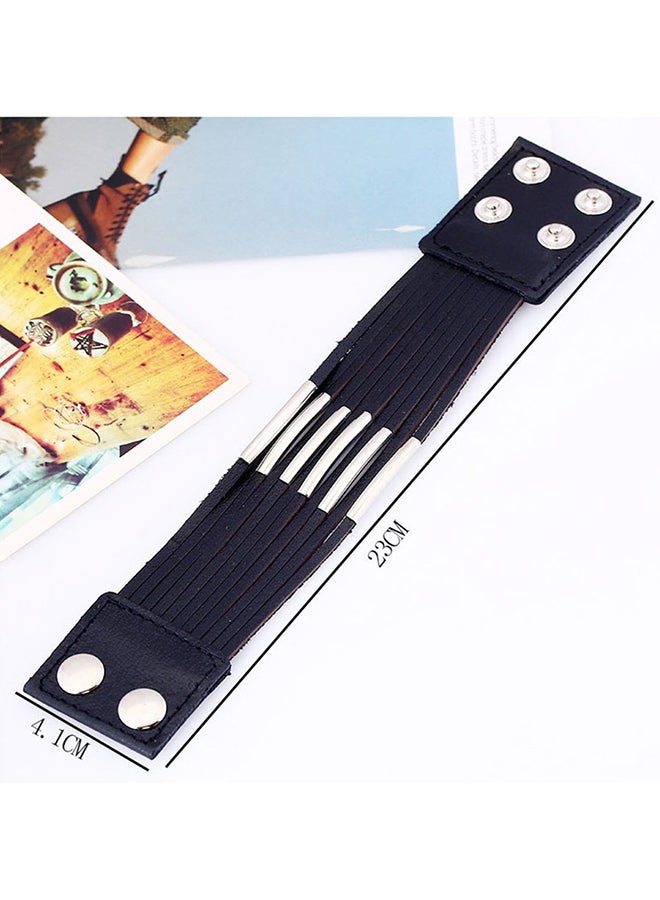 QiaoKai Chic Punk Woven Bracelet  - Image 3
