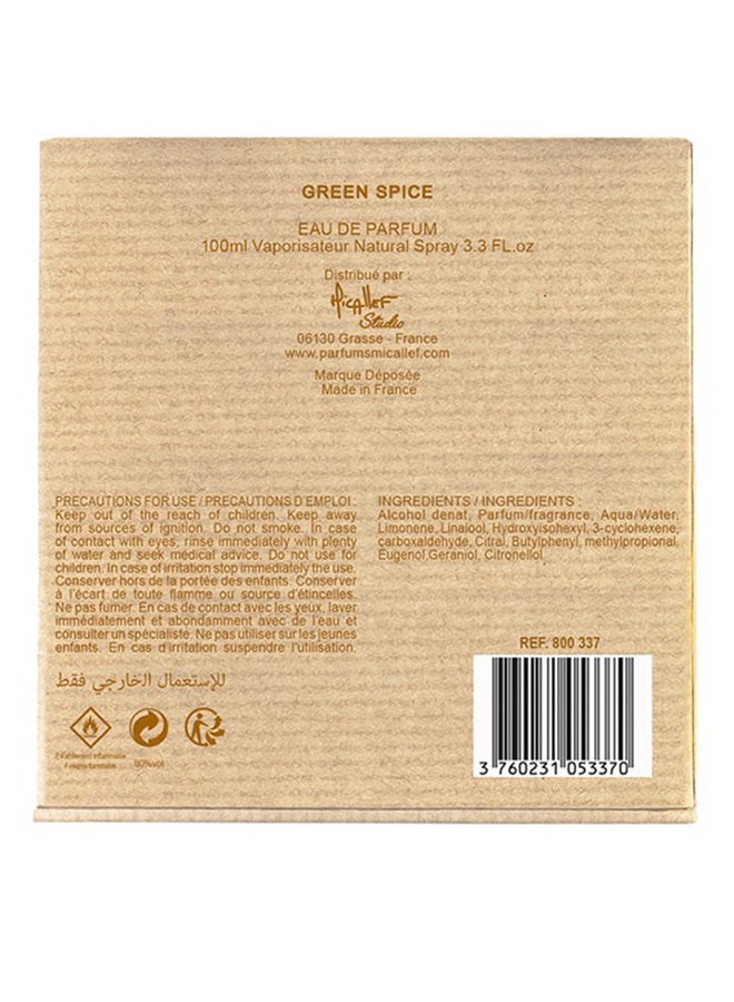 ميكاليف ماء عطر جرين إسبايس 100ملليلتر - Image 3