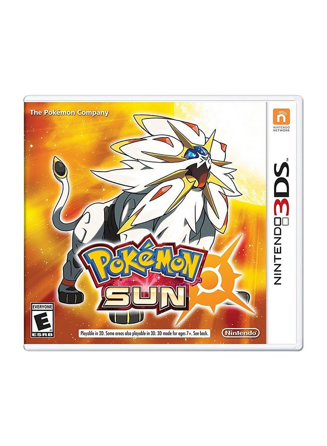 Nintendo Pokemon : Sun (Intl Version) - role_playing - nintendo_3ds - Image 1