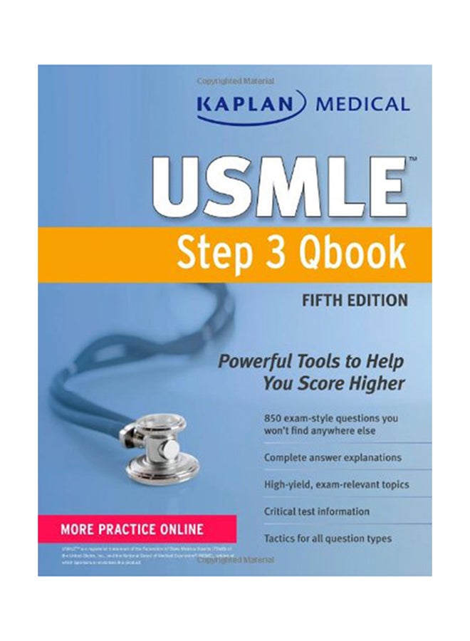 USMLE Step 3 Qbook Paperback English by Kaplan - 4-Oct-11 