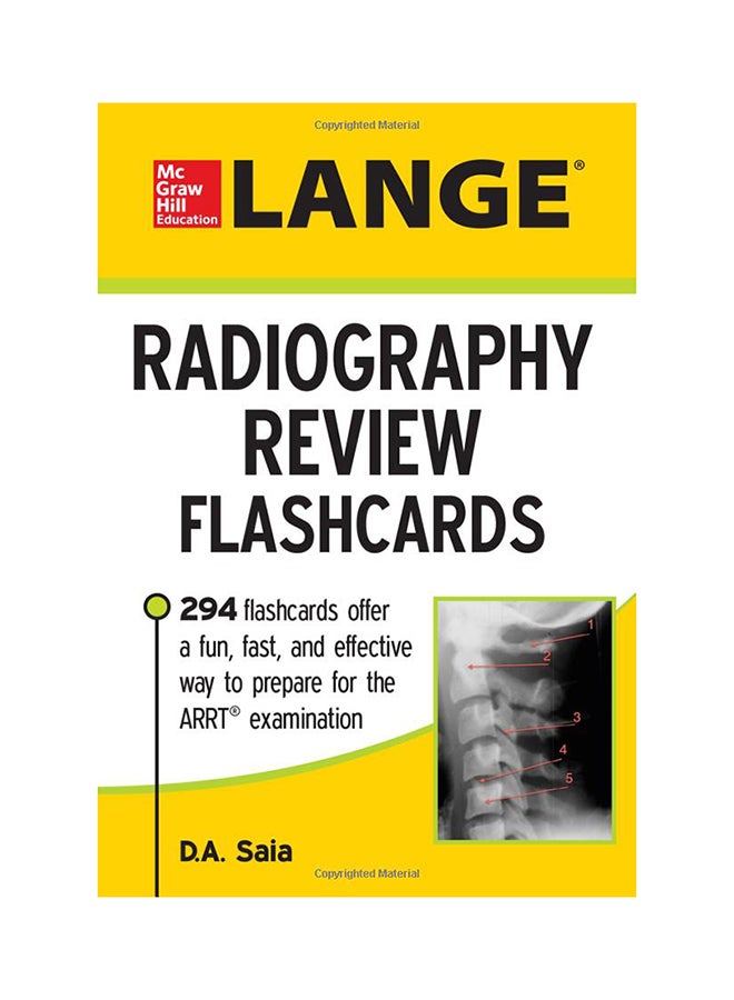 Lange Radiography Review Flashcards Paperback English by D. A. Saia - 1-Mar-15 