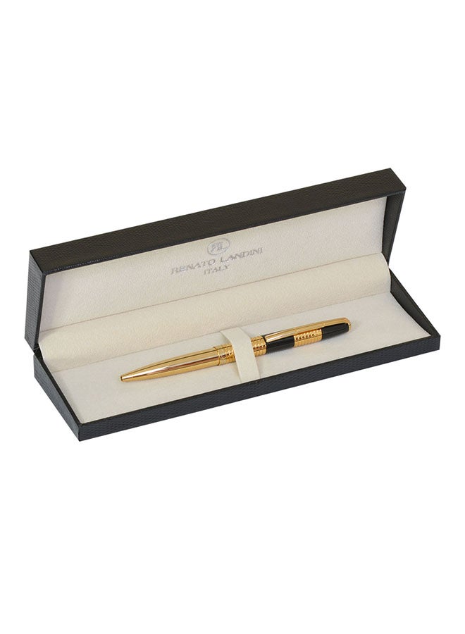 RENATO LANDINI - Mercury Ballpoint Pen Gold/Black - Image 1