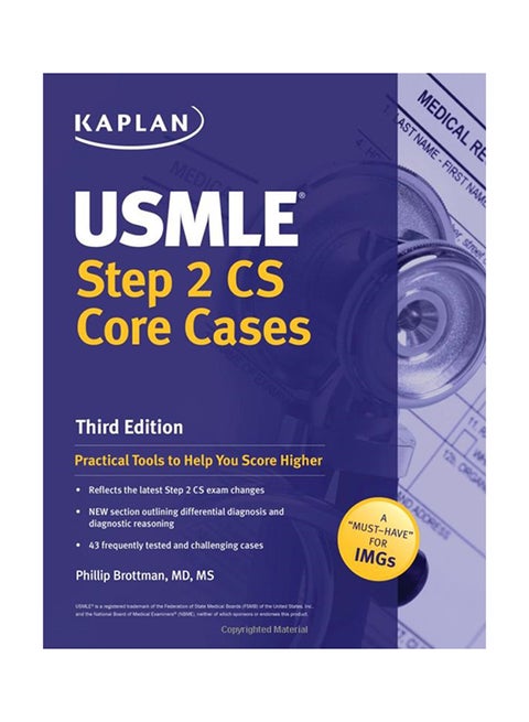 USMLE Step 2 CS Core Cases Paperback English by Phillip Brottman - 28-May-13