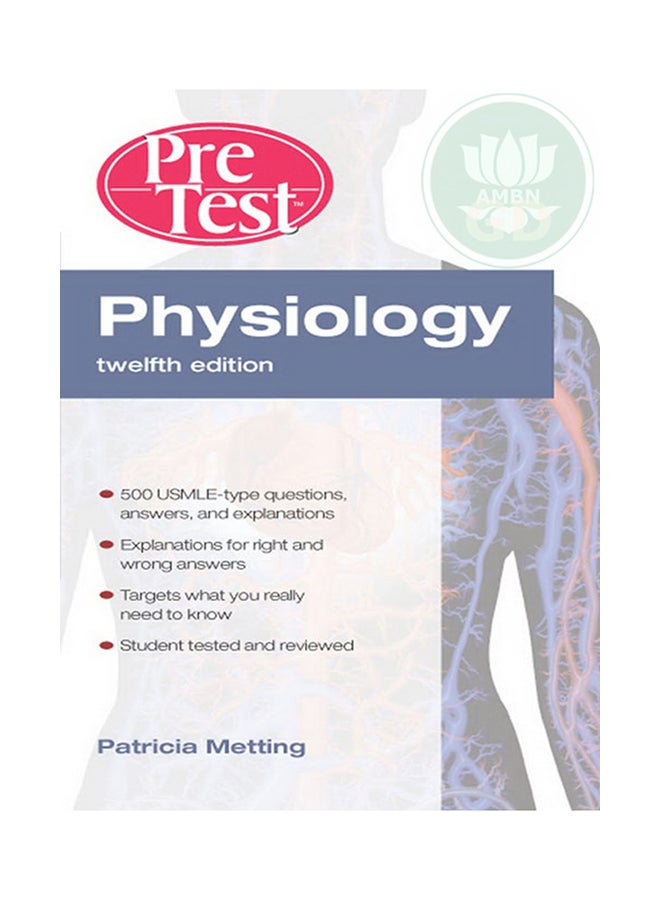 PreTest Physiology Paperback English by Patricia J. Metting - 1-Apr-10 - v1541009095/N19126600A_1