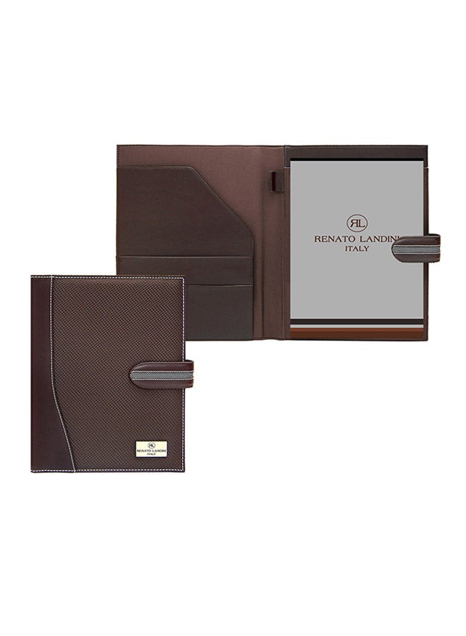 RENATO LANDINI A5 Monopoly Folder Brown  - Image 2