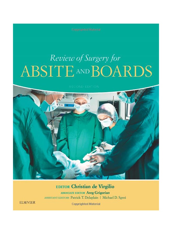 Review Of Surgery For ABSITE And Boards Paperback English by Christian Devirgilio - 19-Jun-17
