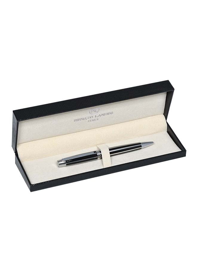 RENATO LANDINI - Mere Ballpoint Pen Black/Silver - Image 1