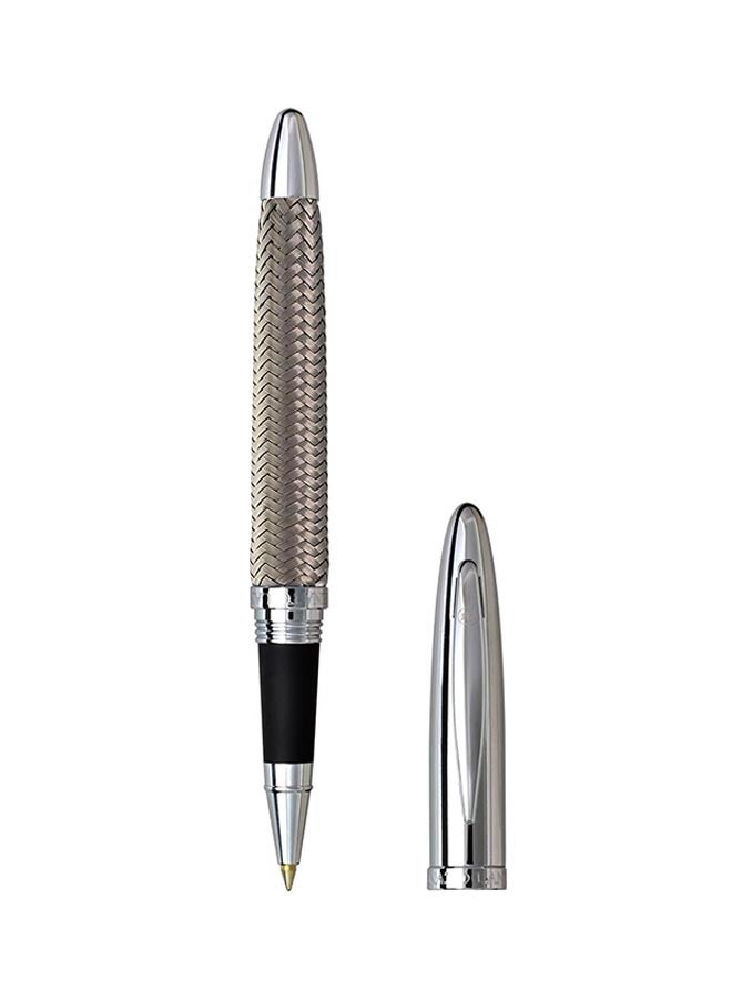 RENATO LANDINI - Famous Ballpoint Pen Black/Chrome - Image 1