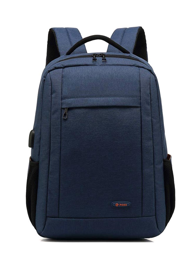 POSO - Waterproof Laptop Backpack Blue - Image 1