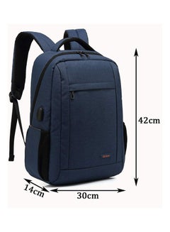 POSO Waterproof Laptop Backpack Blue  - Image 4