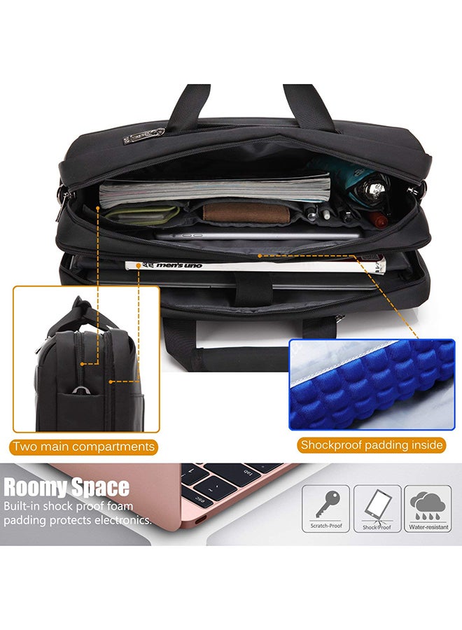 CoolBELL Convertible Multi-Functional Laptop Briefcase Black  - Image 4