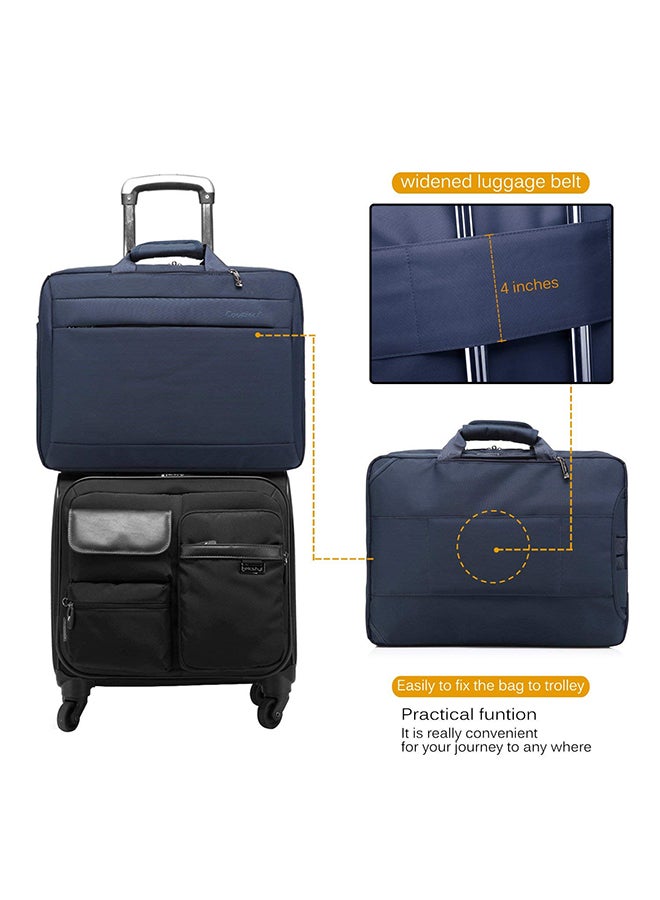 CoolBELL Convertible Multi-Functional Laptop Briefcase Blue - Image 3