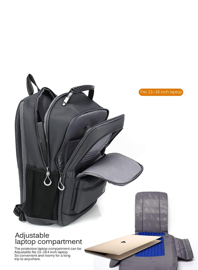 CoolBELL 15.6 Inch Laptop Bag Grey - Image 4