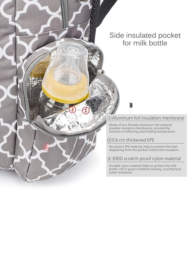 CoolBELL Diaper Backpack Bag With USB Charging Port - Image 4