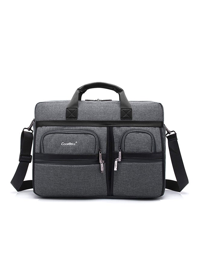 CoolBELL Multicompartment Laptop Bag With Strap Grey - Image 1