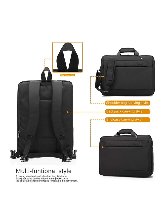 CoolBELL Convertible Multi-Functional Laptop Briefcase Black  - Image 2