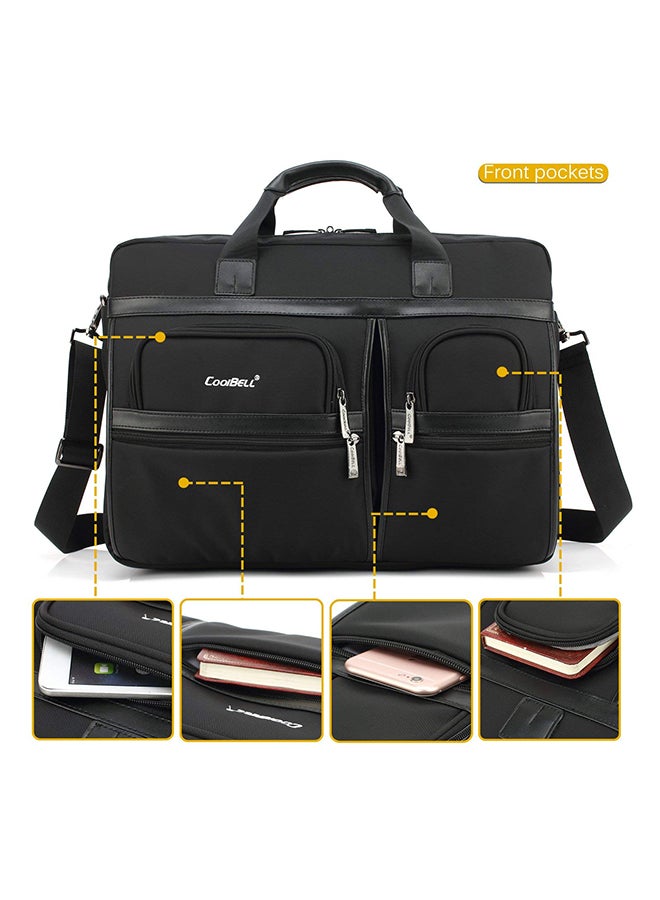 CoolBELL Multicompartment Laptop Bag With Strap Black  - Image 2