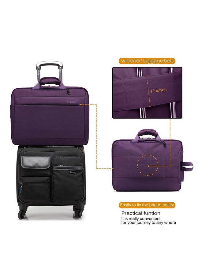 CoolBELL - Convertible Multi-Functional Laptop Briefcase Purple - Image 1