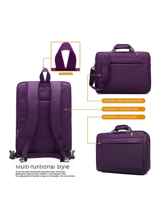 كول بيل حقيبة يد للكمبيوتر المحمول متعددة الوظائف وقابلة للتحويل أرجواني - Image 2