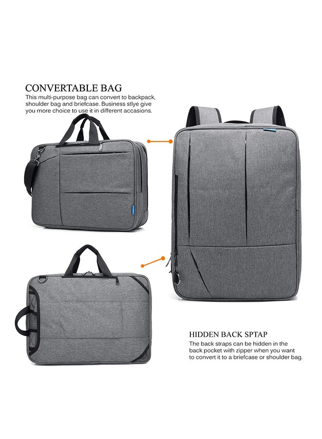 CoolBELL Multi-Functional Laptop Bag Grey - Image 3