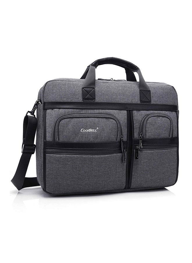 CoolBELL Multicompartment Laptop Bag With Strap Grey - Image 4